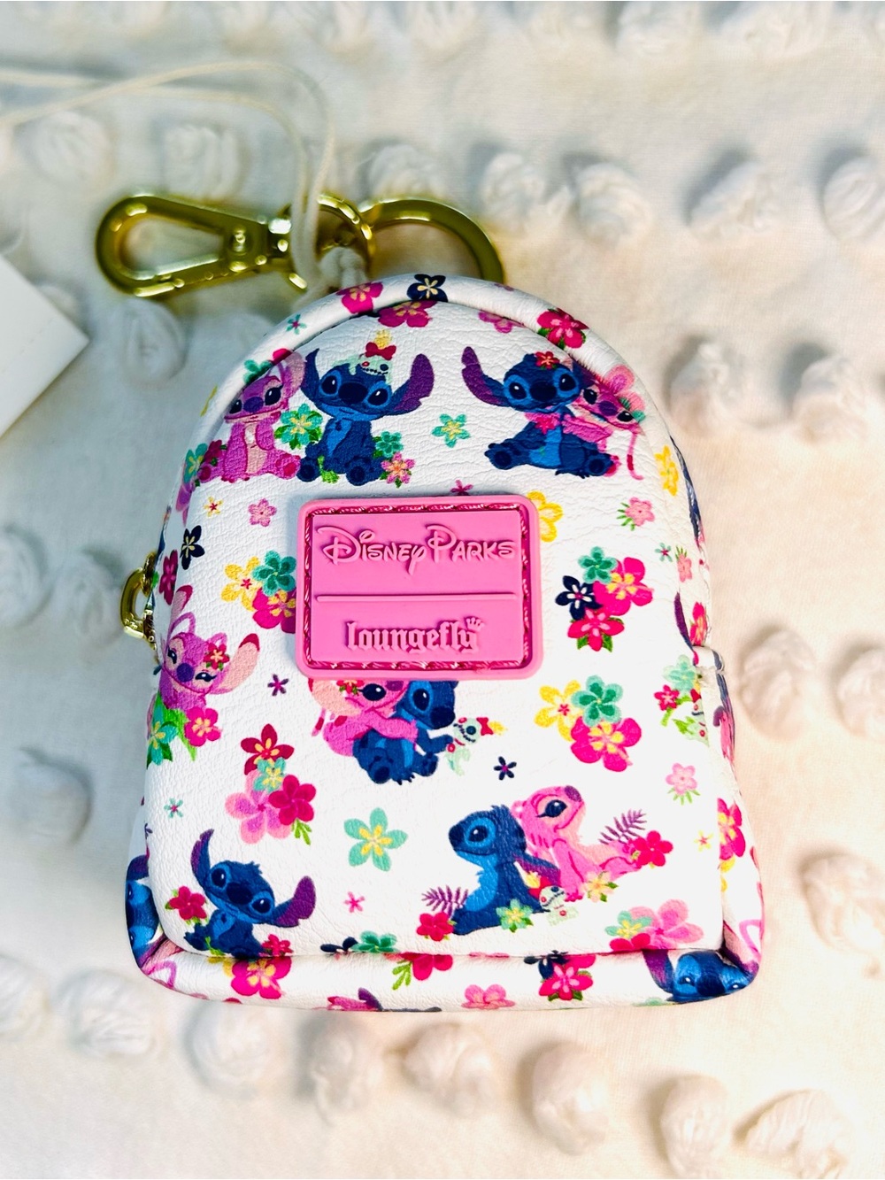 Disney Park’s Loungefly Lilo and Stitch Mini Backpack Keychain